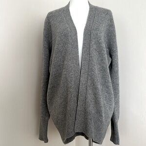 Theory Cashmere Oversized Open-Front Cardigan